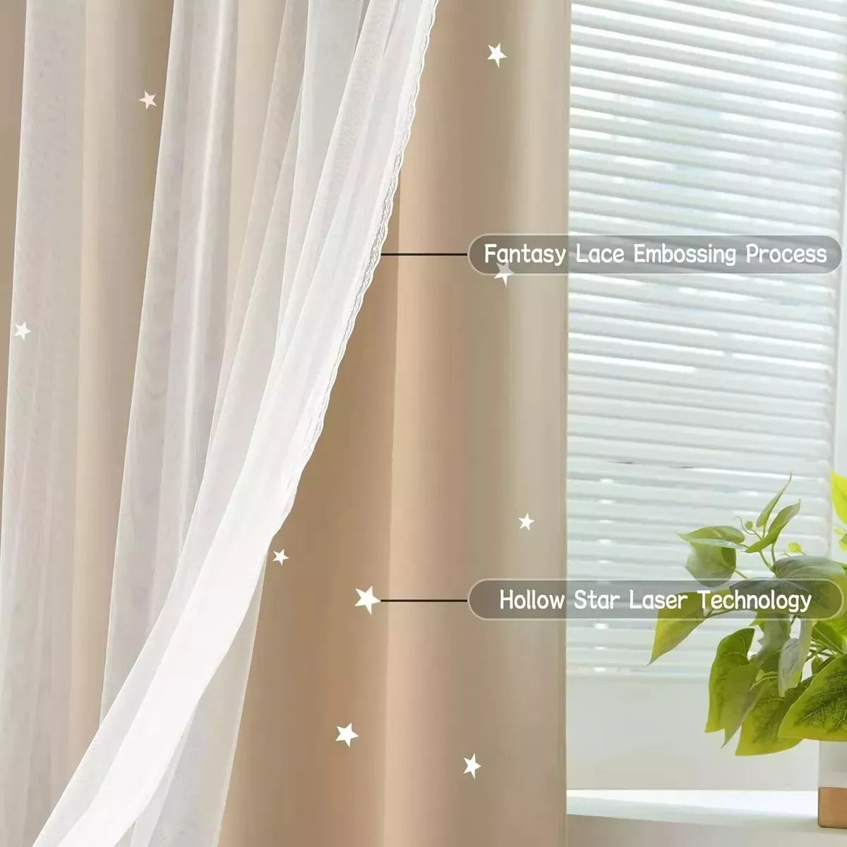 Cortinas opacas Decoraciones para el hogar