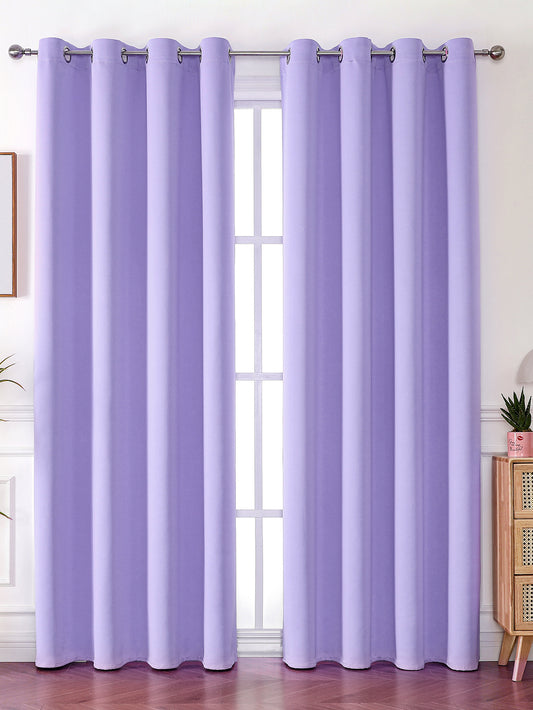 Juego de 1/2 cortinas opacas