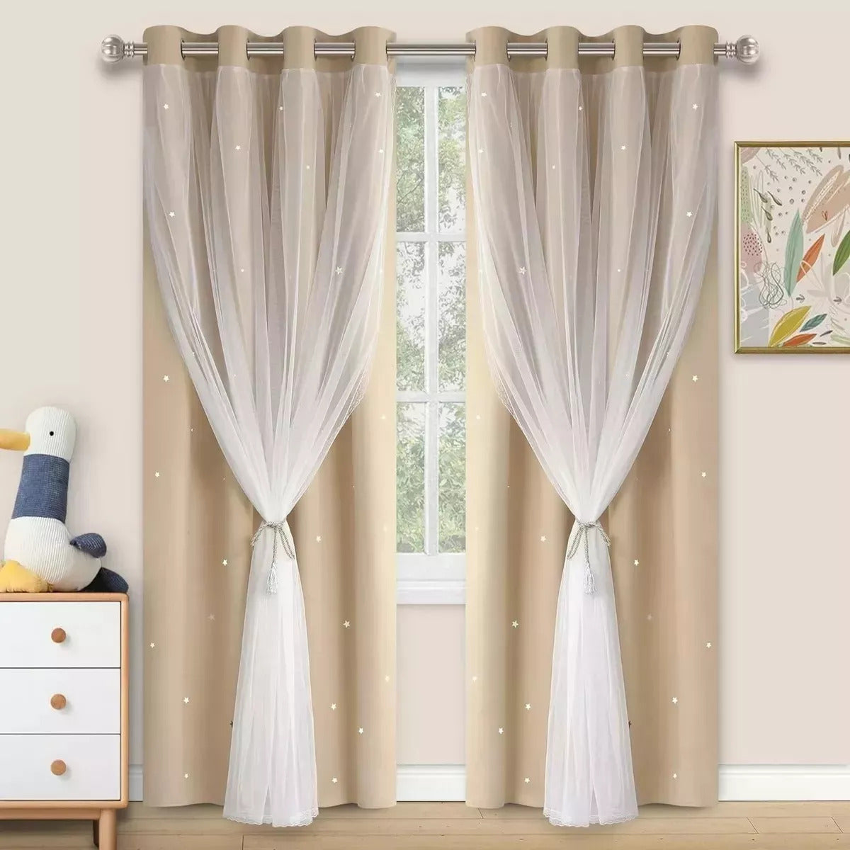 Cortinas opacas Decoraciones para el hogar