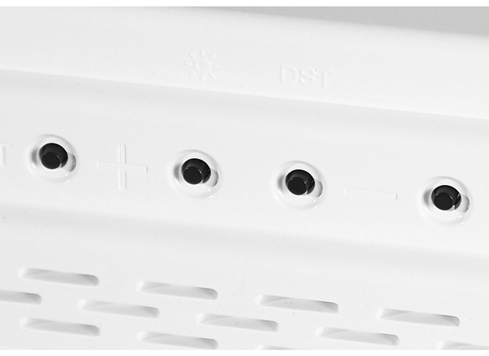 Reloj de pared digital con pantalla LED grande y control por voz